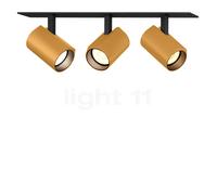 Wever & Ducré Ceno 3.0 Projecteur partiellement encastrés LED noir/doré - 2.700 K Ce luminaire comporte des modules à LED prémontés de classes énergétiques A A++, A+, A
