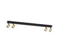 Wever & Ducré Ceno Ceiling 4.0 Deckenleuchte, noir mat / gold