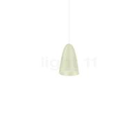 Wever & Ducré Cozy Cone 1.0 Suspension LED cache de plafond aluminium mat/abat-jour vert pastel