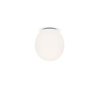 Wever & Ducré Dro Ceiling 2.0 Deckenleuchte, noir mat / verre opalin blanc