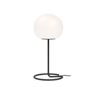 Wever & Ducré Dro Table 3.0 Tischleuchte, noir mat / verre opalin blanc