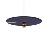 Wever & Ducré Mirro Soft Suspended 3.0 Akustikleuchte, Indigo Blue
