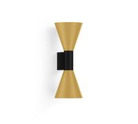 Wever & Ducré Odrey Wall 2.4 Wandleuchte, noir mat / gold