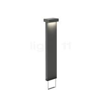 Wever & Ducré Palos Carré 2.0 Borne lumineuse LED anthracite - 67 cm - 3.000 K - support au sol Ce luminaire comporte des modules à LED prémontés de classes énergétiques A A++, A+, A