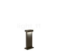 Wever & Ducré Palos Carré 2.0 d'éclairage LED bronze - 27 cm - 3.000 K - plaque de sol Ce luminaire comporte des modules à LED prémontés de classes énergétiques A A++, A+, A