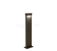 Wever & Ducré Palos Round 2.0 Borne lumineuse LED bronze - 67 cm - 3.000 K - plaque de sol Ce luminaire comporte des modules à LED prémontés de classes énergétiques A A++, A+, A