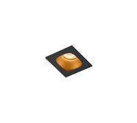 Wever & Ducré Pirro 1.0 Projecteur encastré LED noir/doré , Vente d'entrepôt, neuf, emballage d'origine Ce luminaire comporte des modules à LED prémontés de classes énergétiques A A++, A+, A
