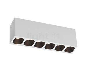 Wever & Ducré Pirro Petit Surface 6.0 Plafonnier LED blanc/noir - 2.700 K Ce luminaire comporte des modules à LED prémontés de classes énergétiques A A