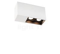Wever & Ducré Plano Petit 2.0 Spot LED blanc mat/noir mat - dim to warm - 38° Ce luminaire comporte des modules à LED prémontés de classes énergétiques A A++, A+, A