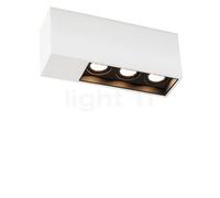 Wever & Ducré Plano Petit 3.0 Spot LED blanc mat/noir mat - dim to warm - 38° Ce luminaire comporte des modules à LED prémontés de classes énergétiques A A++, A+, A