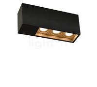 Wever & Ducré Plano Petit 3.0 Spot LED noir mat/champagne - 2.700 K - 31° Ce luminaire comporte des modules à LED prémontés de classes énergétiques A A++, A+, A
