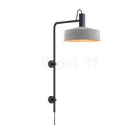 Wever & Ducré Roomor 4.3 Applique, noir/feutre