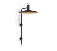 Wever & Ducré Roomor Wall 4.4 Wandleuchte, noir mat / gold