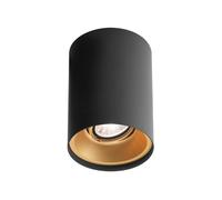Wever & Ducré Solid 1.0 Spot LED noir/doré - 3.000 K - phase de gradateur - 56° Ce luminaire comporte des modules à LED prémontés de classes énergétiques A A++, A+, A