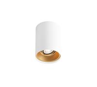 Wever & Ducré Solid Ceiling 1.0 LED Medium Strahler/Spot, blanc mat / gold