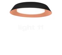 Wever & Ducré Towna 2.0 Plafonnier LED noir/cuivre - 2.700 K