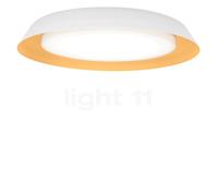 Wever & Ducré Towna 3.0 Plafonnier LED, blanc/doré Ce luminaire comporte des modules à LED prémontés de classes énergétiques A A++, A+, A