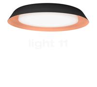 Wever & Ducré Towna Ceiling 3.0 Deckenleuchte, noir mat / cuivre