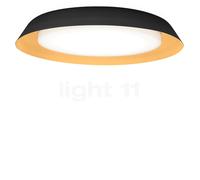 Wever & Ducré Towna 3.0 Plafonnier LED noir/doré Ce luminaire comporte des modules à LED prémontés de classes énergétiques A A++, A+, A