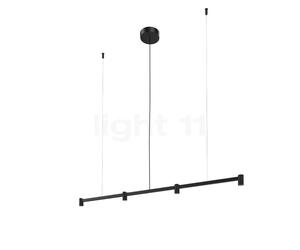 Wever & Ducré Trace 1.0 Suspension LED linéaire - 4 foyers noir - 2.700 K Ce luminaire comporte des modules à LED prémontés de classes énergétiques A A