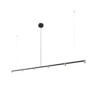 Wever & Ducré Trace Chandelier 2.0 Kronleuchter, noir mat / champagne