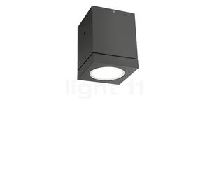 Wever & Ducré Tube Carré 1.0 Plafonnier LED Outdoor anthracite - 3.000 K Ce luminaire comporte des modules à LED prémontés de classes énergétiques A A++, A+, A