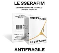 ( WEVERSE Ver. - Not Audio CD!! ) LE SSERAFIM ANTIFRAGILE 2nd Mini Album+1ea Store Gift Photo Card K-POP SEALED
