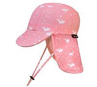 weVSwe Bébé Chapeau De Bain UPF 50+ Enfant en Bas Âge Chapeau De Soleil Imperméable Bonnet De Bain Séchage Rapide Réglable Mentonnières Rose Baleine 12-24 Mois