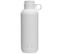 WEWATER Infuse Bottle Bouteille isotherme 750 ml avec infuseur intégré, bouteille portable réutilisable, poignée, sans BPA, bouchon anti-fuite avec double ouverture, thermos blanc
