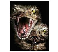 Weweart Diamond Painting,Broderie Diamant Kit Complet Horreur Animal Serpent,Diamond Painting Grand Format,Peinture Diamant,Numero Dart Adulte,Salon Stickers Muraux Décor à La Maison 40x50cm