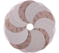 WEWINK PLUS 15 Pièces Disque Abrasif 225mm en Maille, Grain 80, 120, 150, 180, 240 - Disque Ponceuse Girafe 225 et Ponceuse Murale - Idéal pour Cloisons Sèches, Plâtre, Enduit et Bois