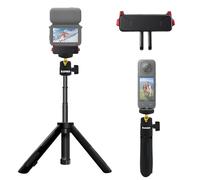 WEWOGA OSMO Nano Trépied Support avec Magnétique Dégagement Rapide Adaptateur Compatible avec DJI Osmo Nano, 360°Rotation Portatif Perche à Selfie avec 1/4’’ avec Insta360 X5-X, pour Desktop Vlog
