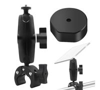 WEWOGA Pole Montage Kit, Métal Mini Adate Ajustable Support Pince Compatible avec Starlink Mini Original Tube RV Support d'Echelle Galerie de Toit Yacht Balcon (pour 2025 Mini)