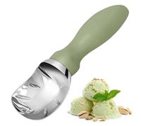 WEXFFU Cuillere a Glace Acier Inoxydable Cuillère à Glace 19x5x3cm Cuillere Glace Boule,Cuillere a Glace Professionnelle pour Crème Glacée, Melon, Boulettes de Viande, Gâteau, Pâte à Biscuits, Riz