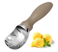 WEXFFU Cuillere a Glace Acier Inoxydable Cuillère à Glace 19x5x3cm Cuillere Glace Boule,Cuillere a Glace Professionnelle pour Crème Glacée, Melon, Boulettes de Viande, Gâteau, Pâte à Biscuits, Riz