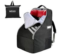 WEXIO Sac de voyage rembourré épais à 360° pour siège de voiture en avion, sac de siège de voiture imperméable pour voyage en avion, sac à dos robuste pour siège auto Nuna Graco Diono Britax Chicco