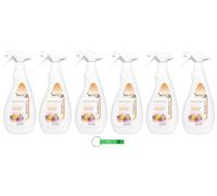 Wexor DeoBooster Fiori Brasil Lot de 6 désodorisants multi-usages avec micro-capsules Très longue durée 750 ml + porte-clés Beni Culinari