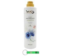 Wexor Elisir Ammorbidente Fiori Blu Lot de 12 adoucissants avec fougère de mer et fleurs bleues 30 lavages 750 ml + porte-clés Beni Culinari