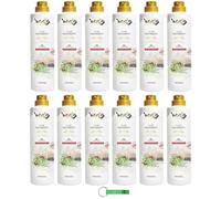 WEXOR Lot de 12 nettoyants pour sols Elisir Pavimenti Verde Himalaya/gel nettoyant avec micro-capsules 750 ml + porte-clés Beni Culinari