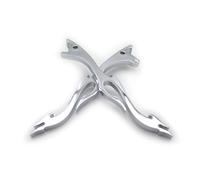 Wexxaii Levier de frein Accessoires pour moto pour pour Vulcan 2003-2008 poignées chromées de frein d'embrayage et flamme