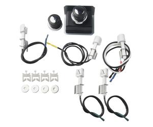 WeYER Kit d'allumage de gril compatible avec Weber pour grills GENESIS 300 Series - Comprend 1 module d'allumage électronique, 4 fils à code couleur, 4 joints, 2 couvercles de boutons, 4 clips de fil