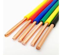 WEYIMVTO Fils et câbles électriques, Câble électrique 12 AWG, Fil de cuivre Massif, câbles d'alimentation 220 V 380, unipolaires(Red,50meter)