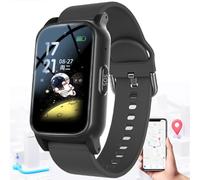 Weyot Bracelet Alarme Personne Âgée, Montre Connectée avec Détecteur de Chute, Bracelet SOS et Alarme Chute, Bracelet de Positionnement GPS, Montre Intelligente pour Personne Âgée,Black