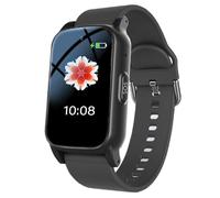 Weyot Bracelet Alarme Personne Agee, Montre Connectée avec Détection De Chute, SOS Montre Intelligente avec Conversation Bidirectionnelle Geo-Fence GPS Localisateur,Black