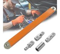 Weyot Clé à rallonge décalée, offset extension wrench, rallonge choc, Jeu de clés à rallonge décalées 15,4'' Impact Ready, avec adaptateurs carrés 1/2'', 1/4'' et 3/8''