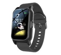 Weyot Dispositifs D'alerte De Chute pour Personnes Âgées, Montre Intelligente pour Personnes Âgées avec SOS, Détection De Chute, Appel Vidéo HD Et Charge Magnétique - Étanchéité IP67,Black