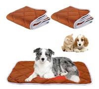 Weyot Lot de 2 Tapis Auto Chauffant pour Chats et Chiens, Couverture Chauffante pour Chat, Réfléchissant la Chaleur Corporelle, Lavable, Idéal pour Cage et Utilisation en IntéRieur