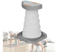 Weyot Push Up Bar pour Hommes et Femmes, Entraîneur de Pompes, Support pour Brûler Les Graisses et Muscler la Poitrine, équipement de Renforcement Musculaire pour la Maison Grey,24x24x35cm