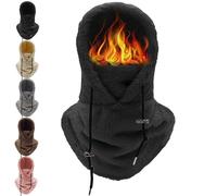 WEYSHHT Masque de Ski à Capuche Sherpa, Chapeau d'Écharpe Ajustable, Couvre Visage Respirant et Léger pour Cyclisme et Randonnée, Femmes et Hommes