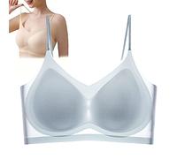 WEYSHHT Ultra-Thin Ice Silk Lifting Bra, Soutien-Gorge sans Couture Ultra-Fin en Soie Glacée, Ice Silk Air Camisole de Sport sans Anneau en Acier pour Femmes, Respirant Doux